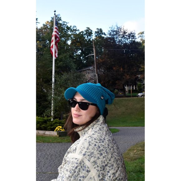 Beanie Fuzzy Fleece Lining Warm  Chunky Soft Stretchy Oversized  Knit Hat main image 7